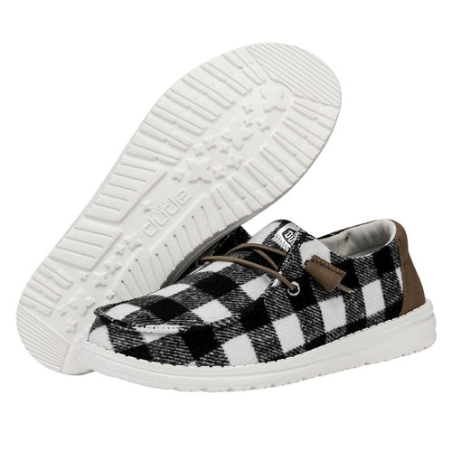 Wendy Buffalo Plaid - White and Black Plaid - 3