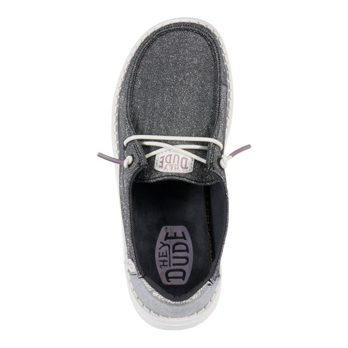 Wendy Youth Metallic Sparkle - Charcoal - 6