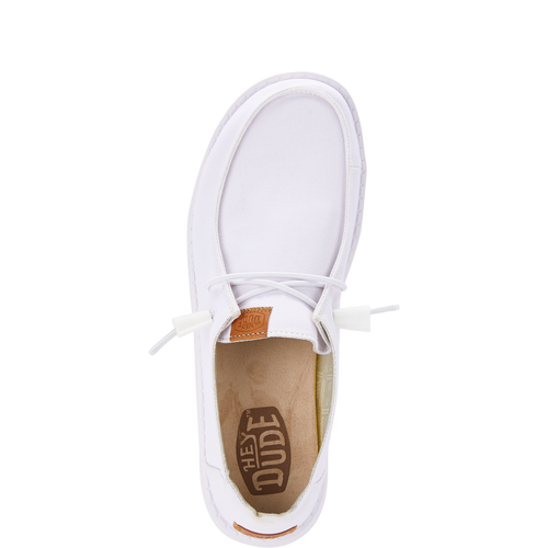 Wendy Stretch Canvas Wide - White - 6