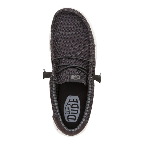 Wally Stretch Sox Wide - Black/White - 6