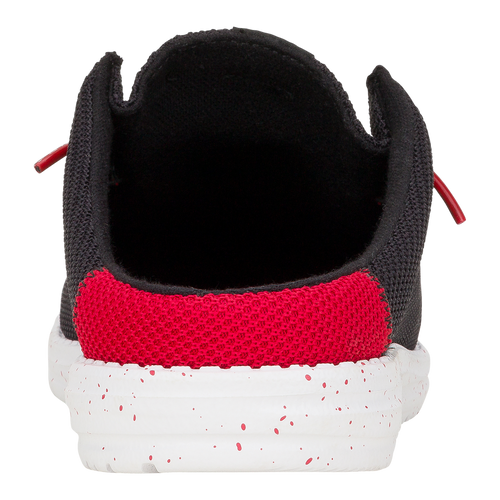 Wally Slip Varsity - Black/Red - 5