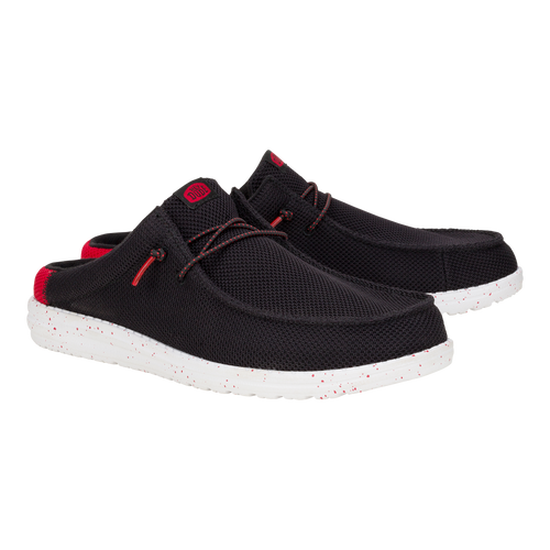 Wally Slip Varsity - Black/Red - 2