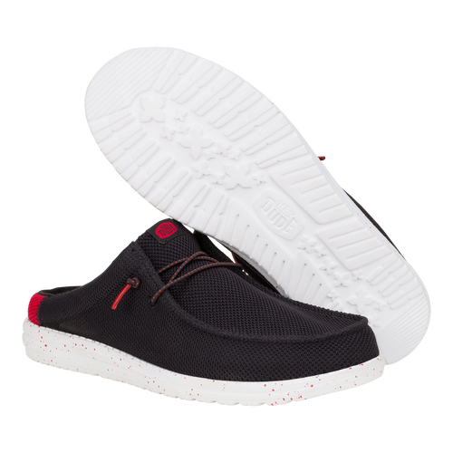 Wally Slip Varsity - Black/Red - 3