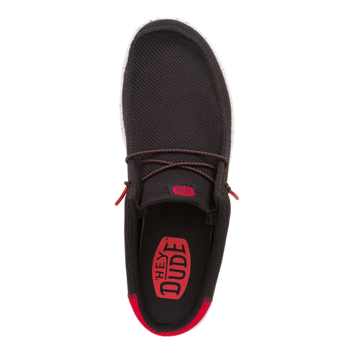 Wally Slip Varsity - Black/Red - 6