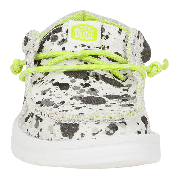 Wally Funk Toddler Splatter - White/Multi