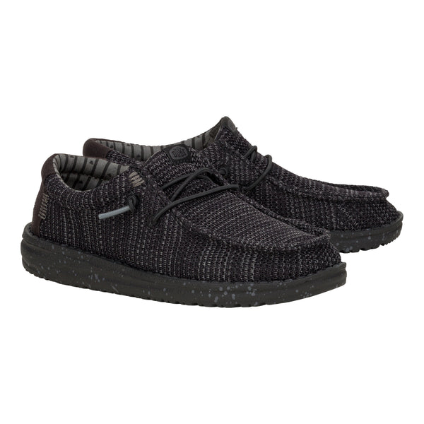 Wally Youth Stretch Mesh - Black/Black