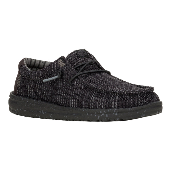 Wally Youth Stretch Mesh - Black/Black