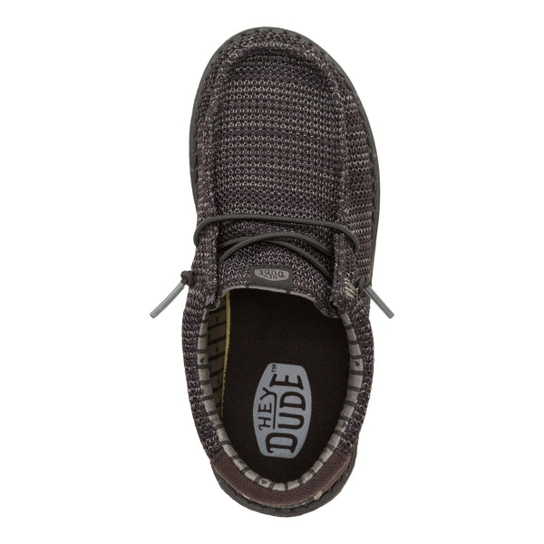 Wally Youth Stretch Mesh - Black/Black