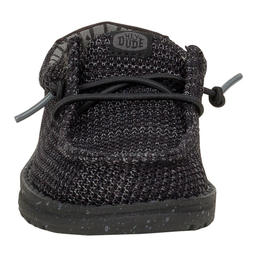 Wally Toddler Stretch Mesh - Black/Black - 4