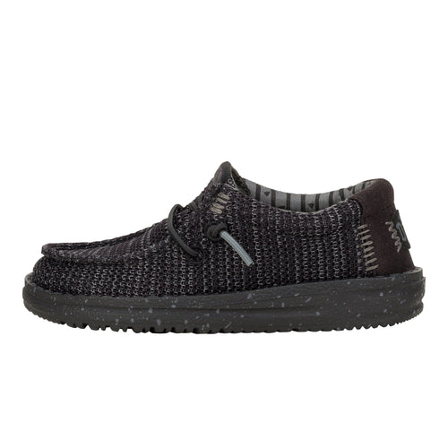 Wally Toddler Stretch Mesh - Black/Black - 1