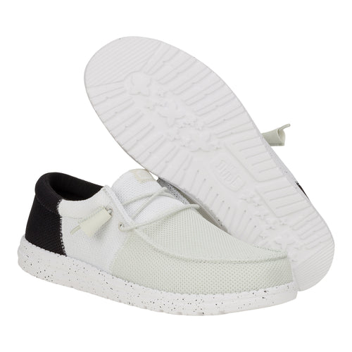 Wally Tri Varsity Mesh - White/Black - 3