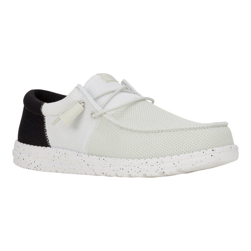 Wally Tri Varsity Mesh - White/Black - 7