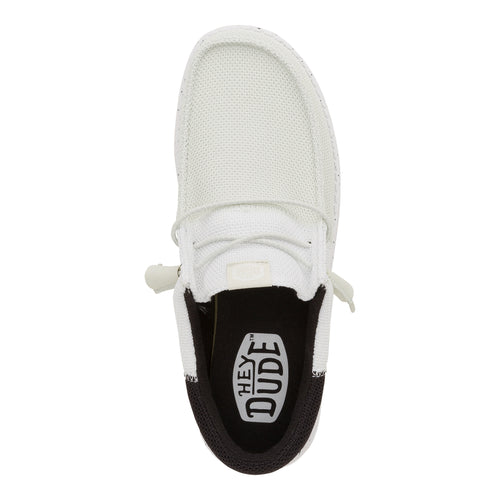 Wally Tri Varsity Mesh - White/Black - 6