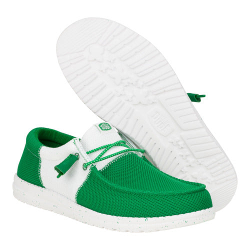 Wally Tri Varsity Mesh - Green/White - 3