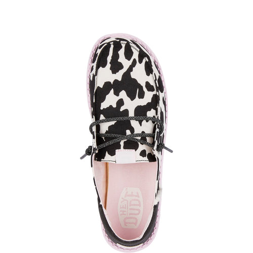 Wendy Funk Cow - Black/Pink - 4