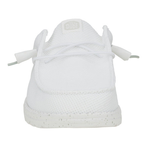Wally Slip Stretch Sox - White - 4