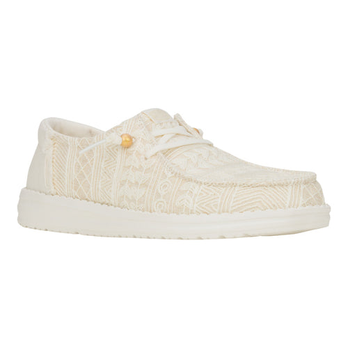 Wendy Crochet Lace - White/Gold - 8
