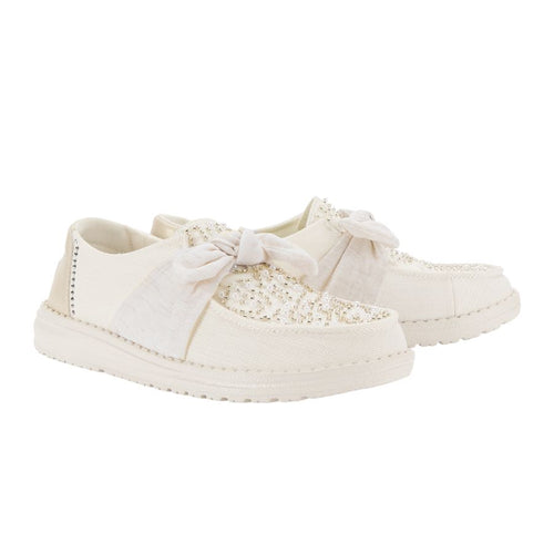 Wendy Bow Embellishment - White - 2