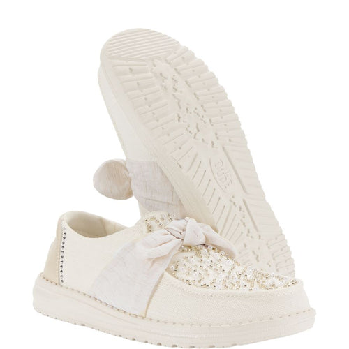 Wendy Bow Embellishment - White - 3