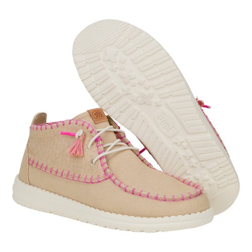 Wendy Mid Perf Canvas - Irish Cream - 3