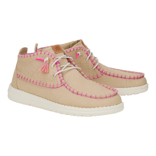Wendy Mid Perf Canvas - Irish Cream - 2