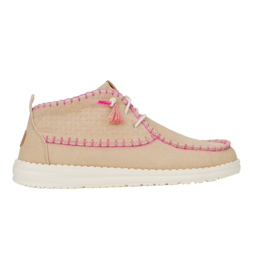 Wendy Mid Perf Canvas - Irish Cream - 8