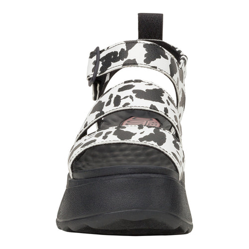 Delray Buckle Animal - Black/White - 4