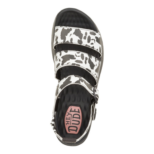 Delray Buckle Animal - Black/White - 6