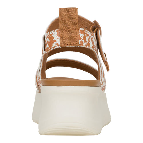 Delray Buckle Animal - Tan/White - 5