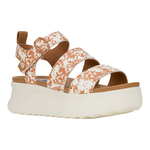 Delray Buckle Animal - Tan/White - 7