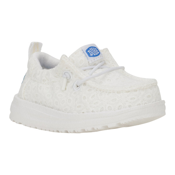 LilDudes Slip On Prints - White