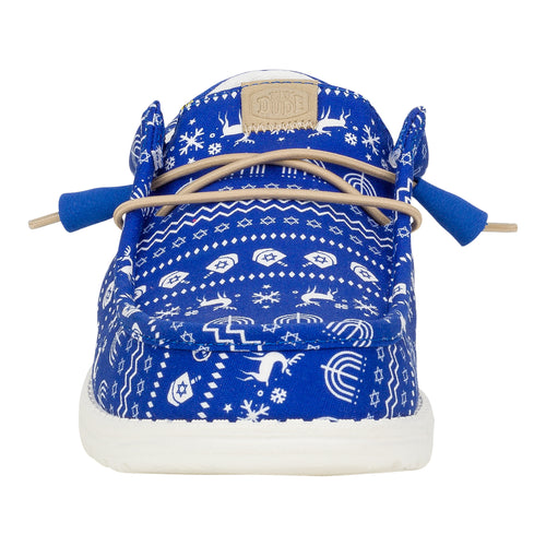 Wally Hanukkah Sweater - Hanukkah Blue/White - 4