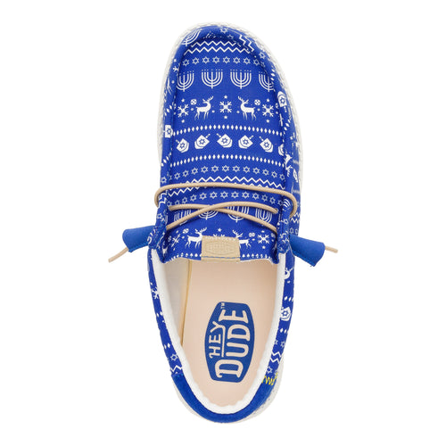 Wally Hanukkah Sweater - Hanukkah Blue/White - 6