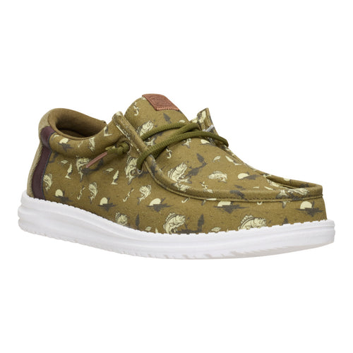 Wally Bass - Burnt Olive/Dark Olive - 7