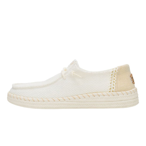 Wendy Espadrille Woven - White - 1