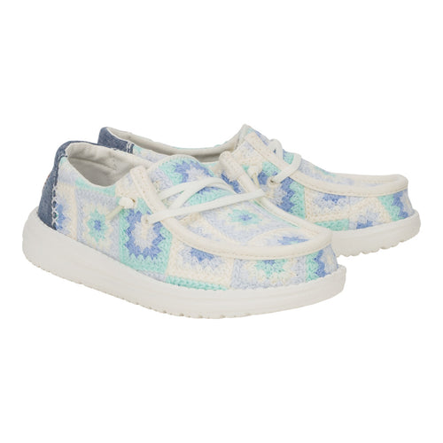 Wendy Youth Cottage Crochet - Bay Blue/Multi - 2