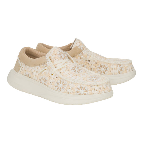 Wendy Comf Cottage Crochet - Tan/Multi - 3