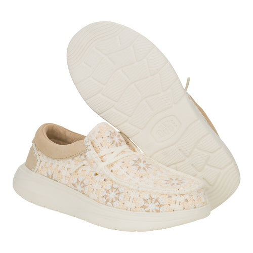 Wendy Comf Cottage Crochet - Tan/Multi - 4