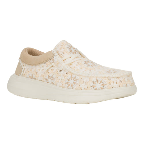 Wendy Comf Cottage Crochet - Tan/Multi - 8
