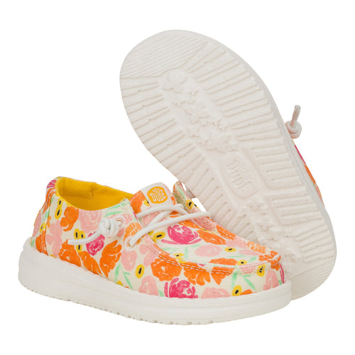 Wendy Toddler Watercolor Florals - Multi/Petal Pink - 3