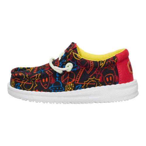 Wally Toddler Space Glow - Black/Red - 1