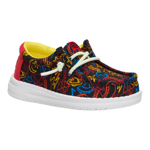 Wally Toddler Space Glow - Black/Red - 7