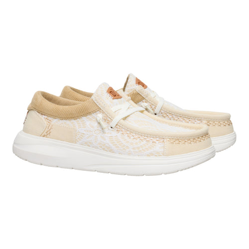 Wendy Comf Patchwork - Ivory/Tan - 2