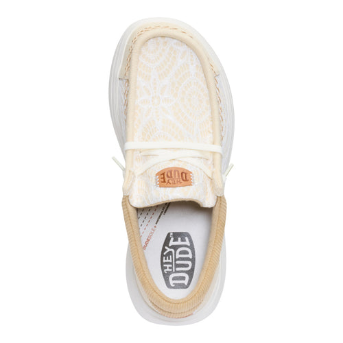 Wendy Comf Patchwork - Ivory/Tan - 6