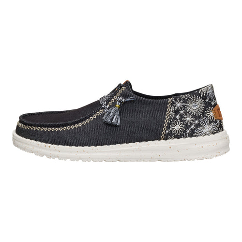Wendy Funk Embroidered Floral - Black - 1