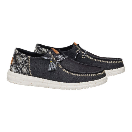 Wendy Funk Embroidered Floral - Black - 2