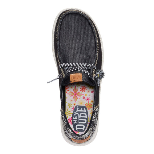 Wendy Funk Embroidered Floral - Black - 6