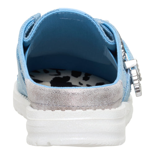 Wendy Slip Buckle Denim - Blue/Multi - 5
