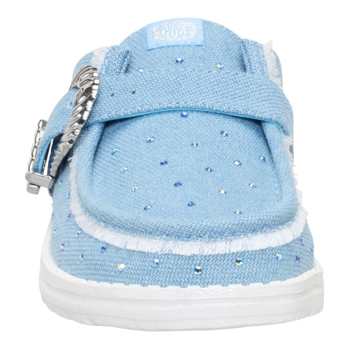Wendy Slip Buckle Denim - Blue/Multi - 4