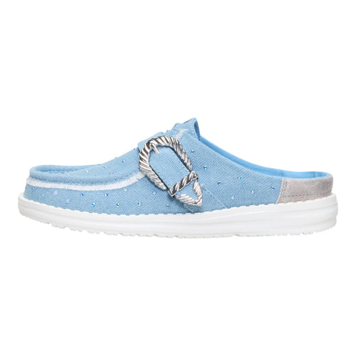 Wendy Slip Buckle Denim - Blue/Multi - 1